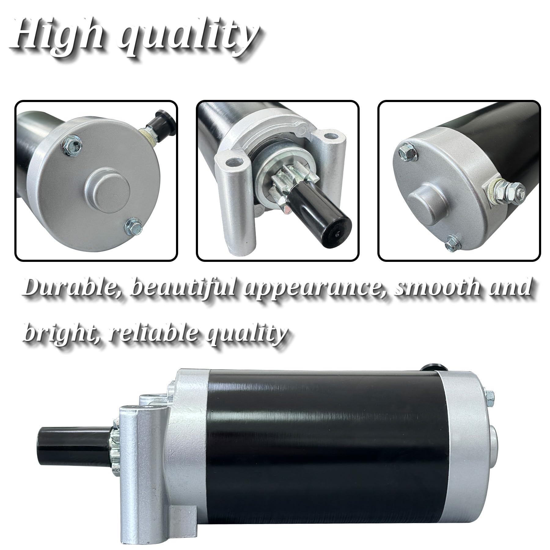 Kohler starter side with mounting ports visible for easy bolt alignment