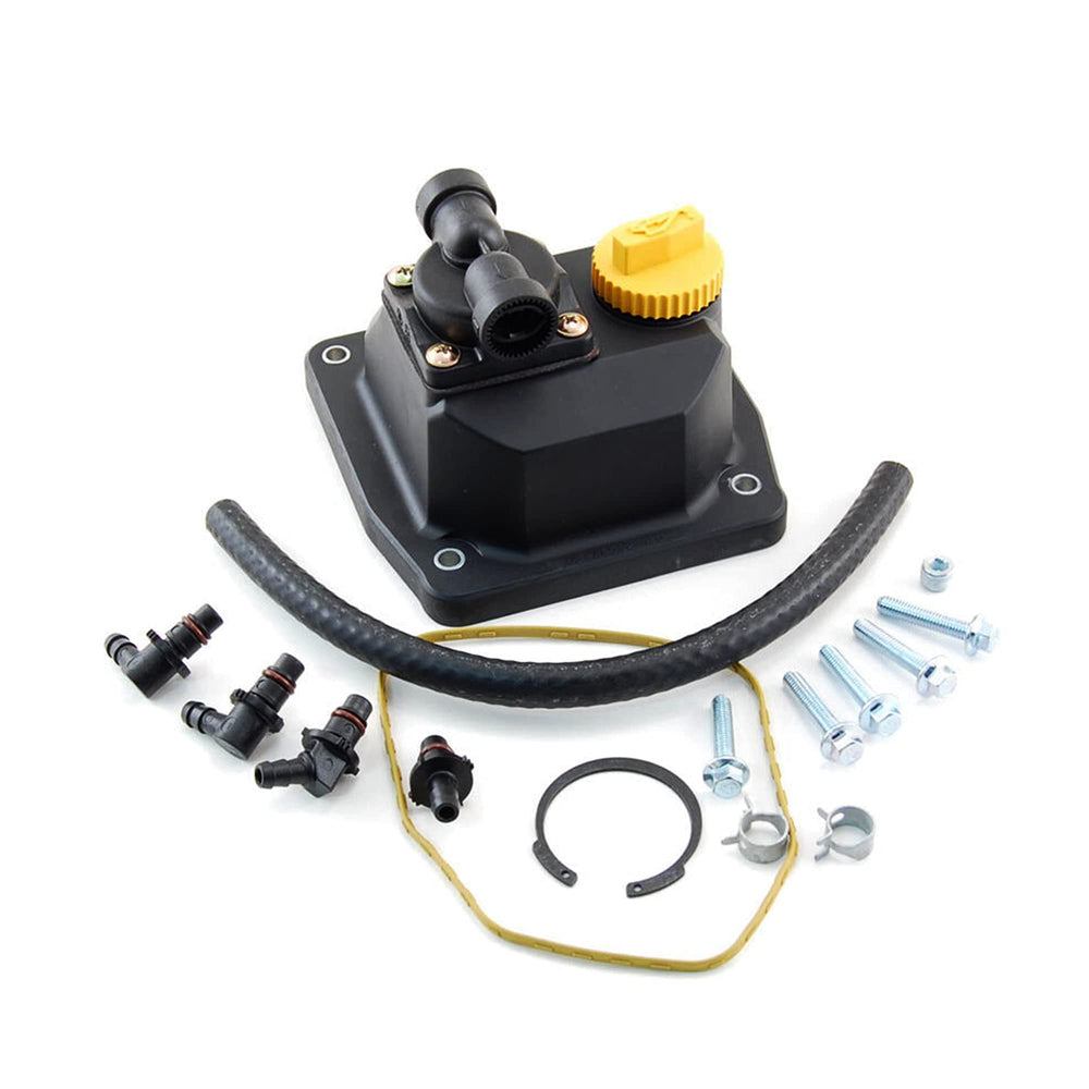 Kohler valve cover fuel pump front view showing exact OEM fit and finish