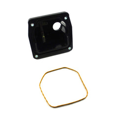 Kohler valve cover fuel pump mounting detail showing correct alignment for easy installation