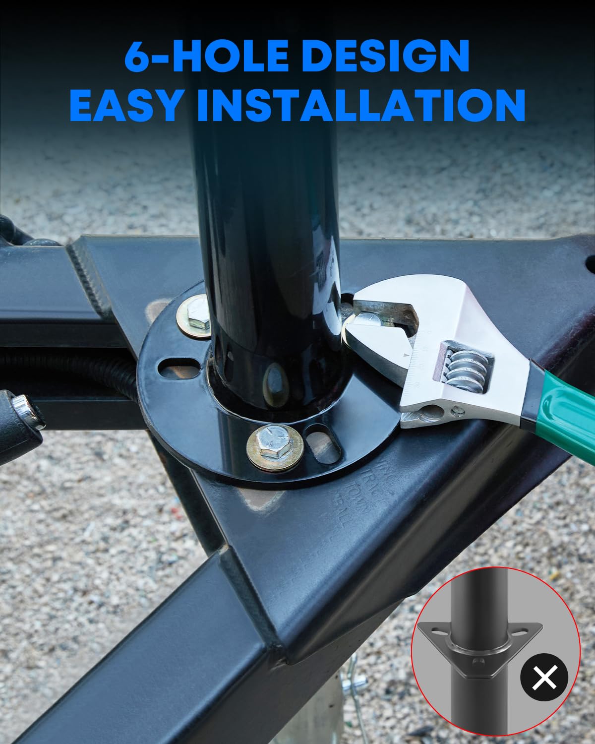 Kohree adjustable height demonstration showing versatile trailer compatibility