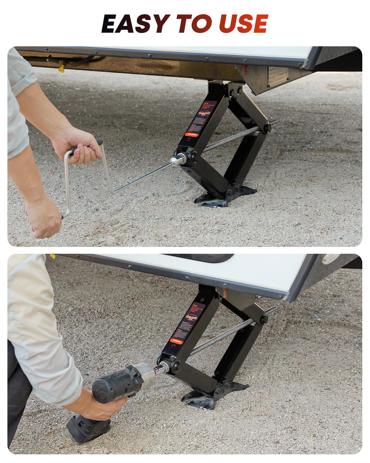 Kohree crank handle and drill socket displayed for fast hand or powered operation