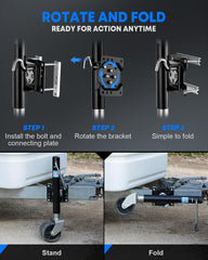 Kohree dual PP wheels side profile showing improved traction and reduced sinking