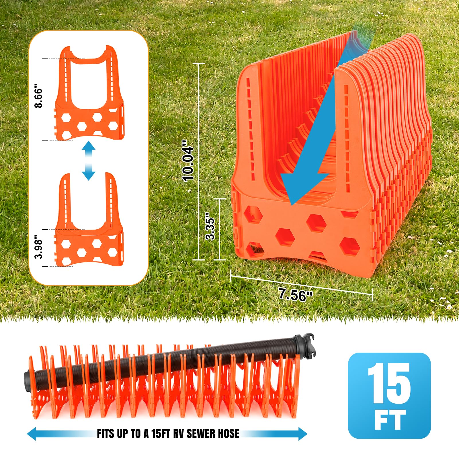 Kohree folded flat with carrying strap for compact storage and easy transport