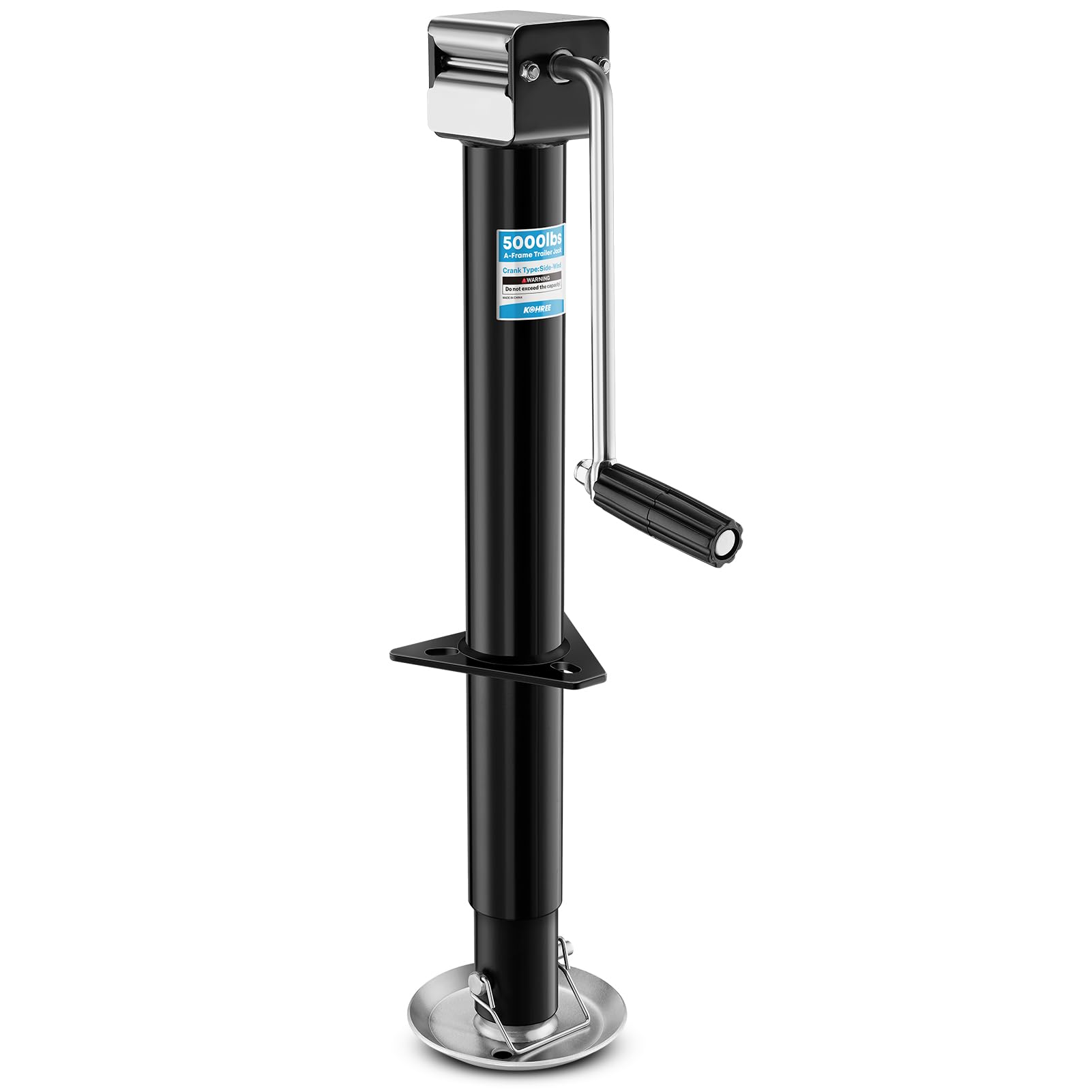 Kohree jack front profile showing sturdy lift and secure support