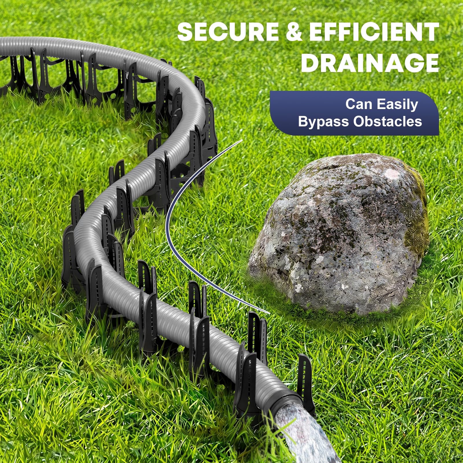 Kohree in use on driveway showing faster, cleaner draining