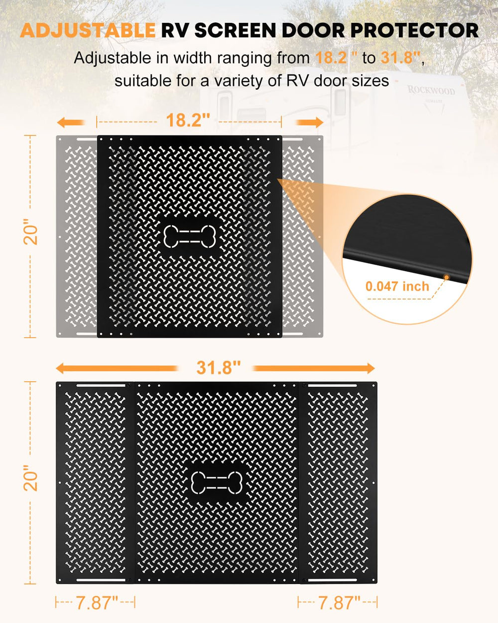Kohree included screws and hardware enable quick, tool-based installation