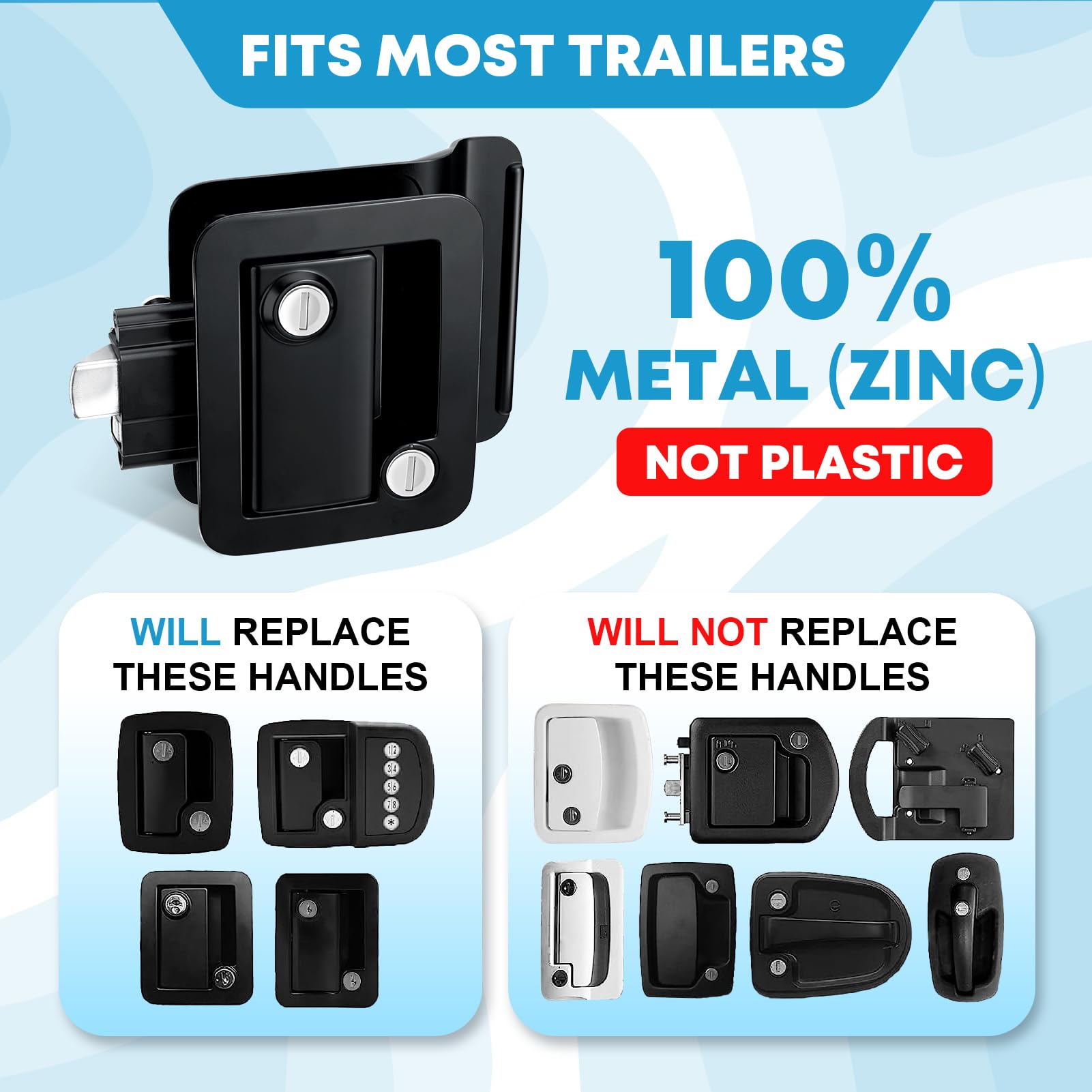 Kohree four metal keys with extra screws illustrating complete installation kit