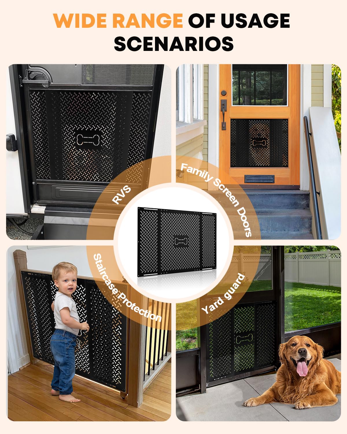 Kohree lifestyle porch setting protects doorway while maintaining airflow