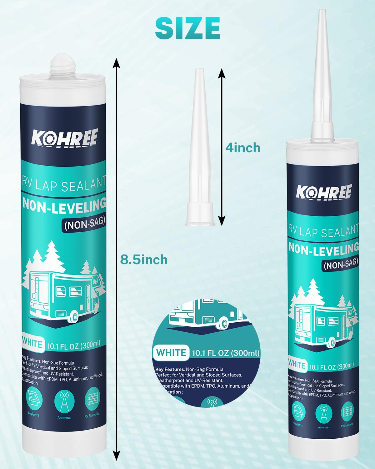 Kohree used on RV roof in repair scene illustrating protection