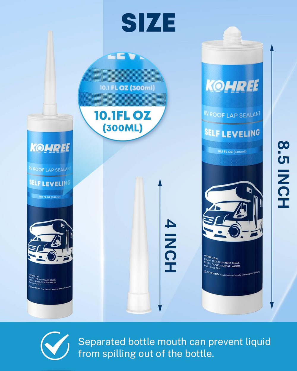 Kohree sealed flashing detail illustrating strong adhesion benefit
