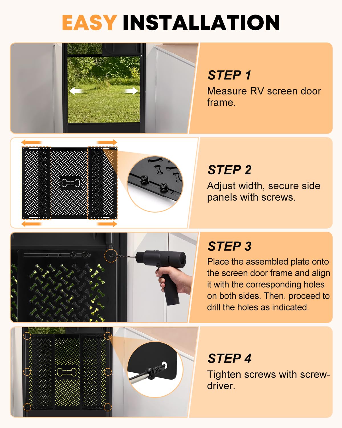 Kohree size comparison with door frame demonstrates adjustable width fit