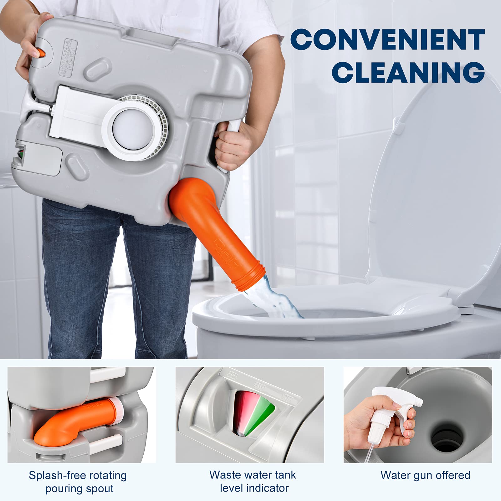 Kohree durable HDPE material texture highlighting leak-proof construction