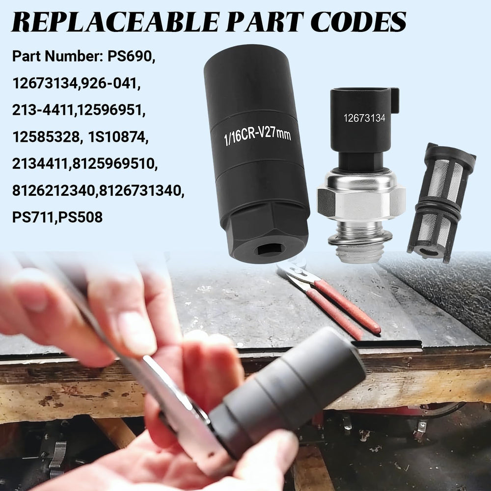 KoiLuvGo sensor threads and rubber seal detail for leak-free installation
