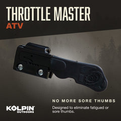 Kolpin close-up of Throttle Master adjustment mechanism demonstrating customizable fit