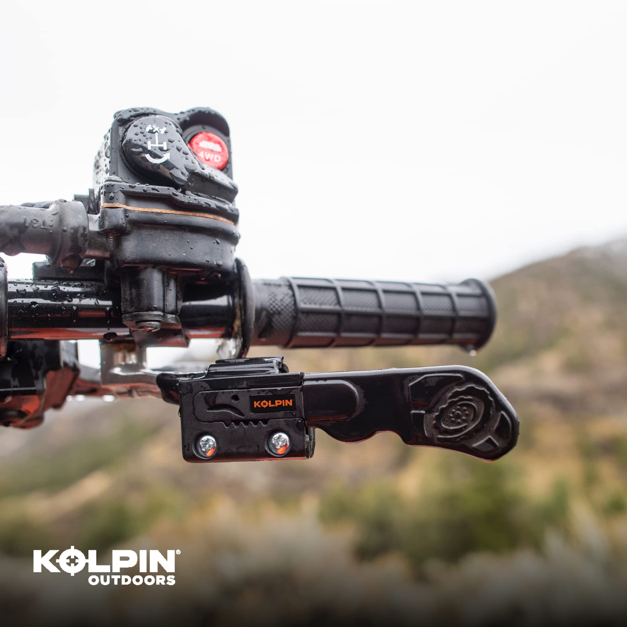 Kolpin Throttle Master installed on ATV handlebar showing improved control and comfort