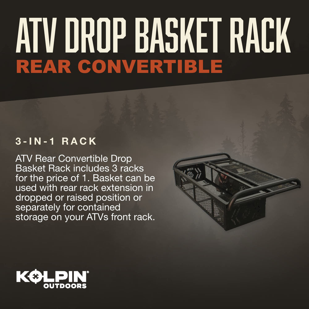 Kolpin close-up of welded expanded mesh for durable cargo support