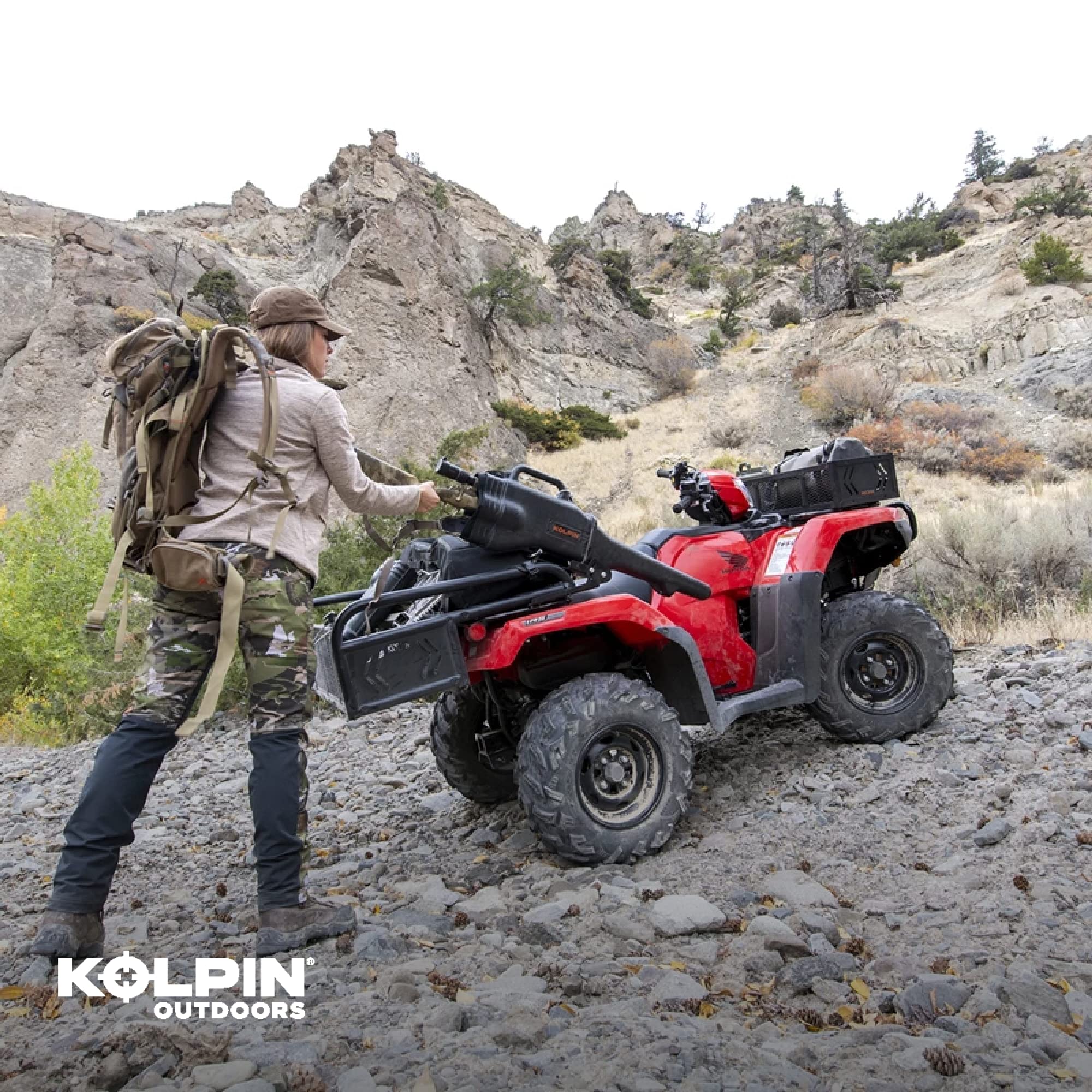 Kolpin used on front rack as standalone basket for organized transport