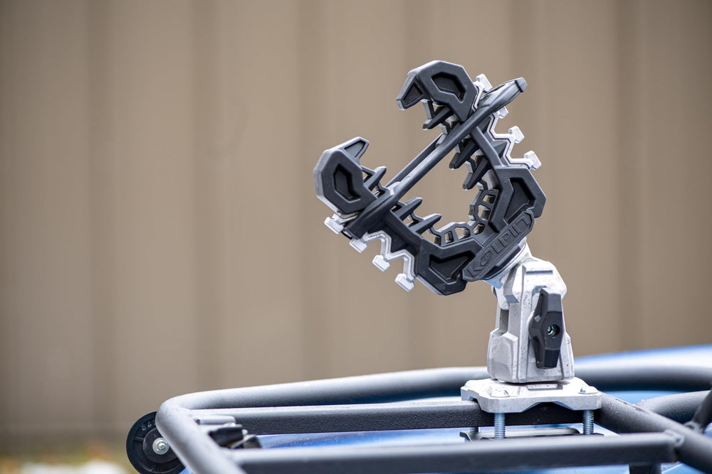 Kolpin Rhino Grip Pro tooth-index close-up showing adjustable tilt benefit
