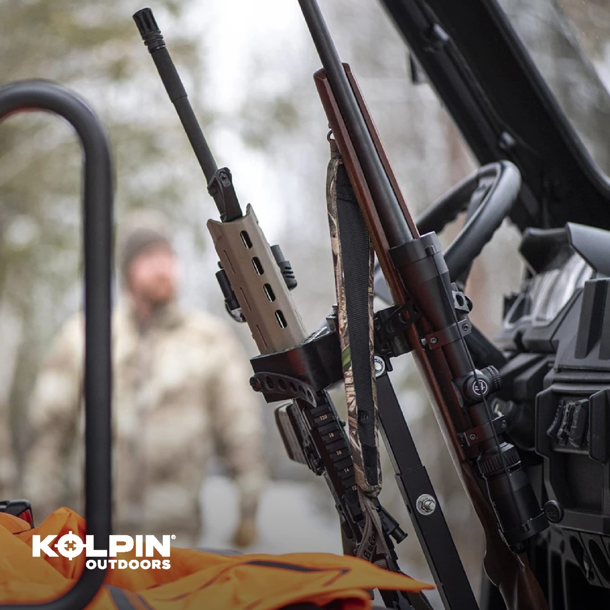 Kolpin demonstrating angle adjustment to clear interiors and improve reach