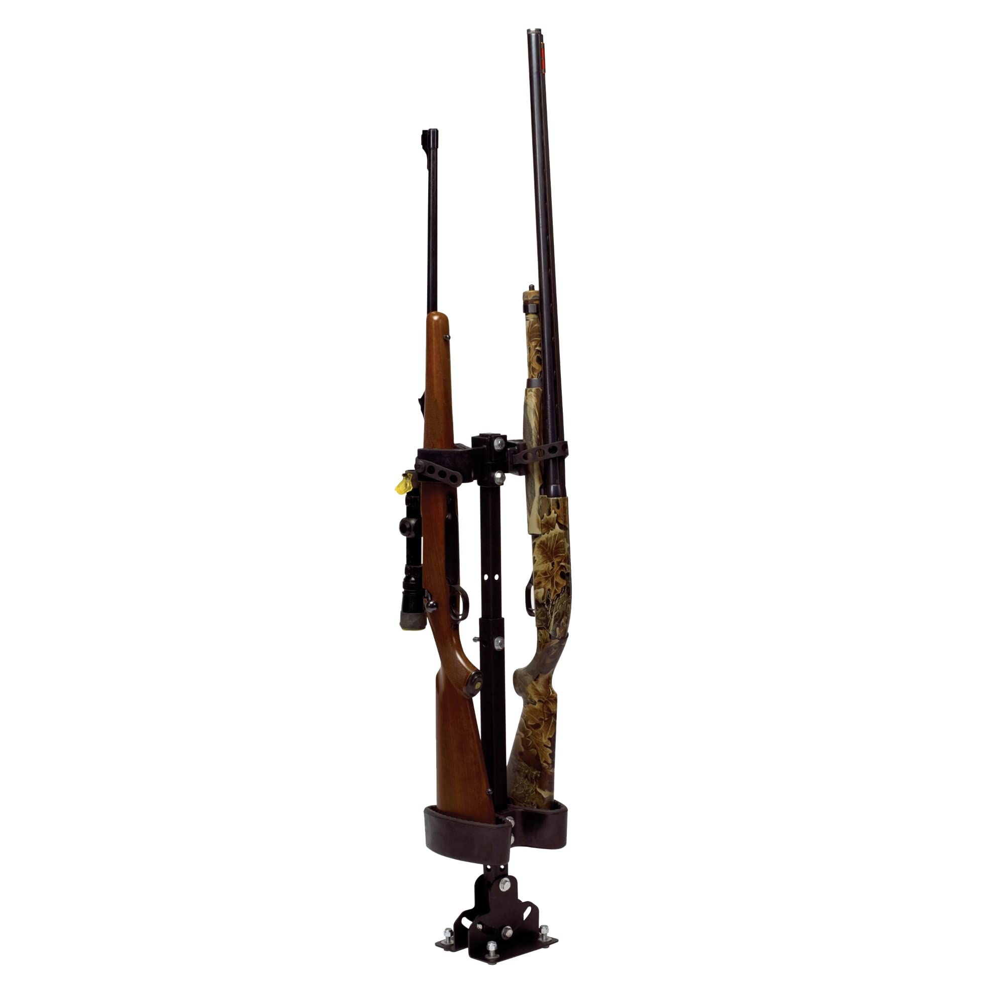 Kolpin gun rack front view showing secure mount and access benefit