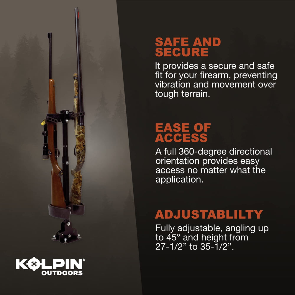 Kolpin rubber stock cradle detail protecting finish and reducing vibration