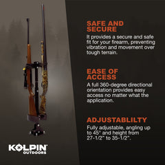 Kolpin rubber stock cradle detail protecting finish and reducing vibration