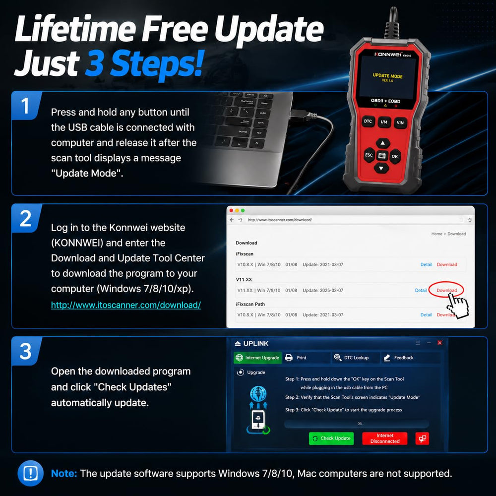 KONNWEI KW340 held in hand to show portable size advantage