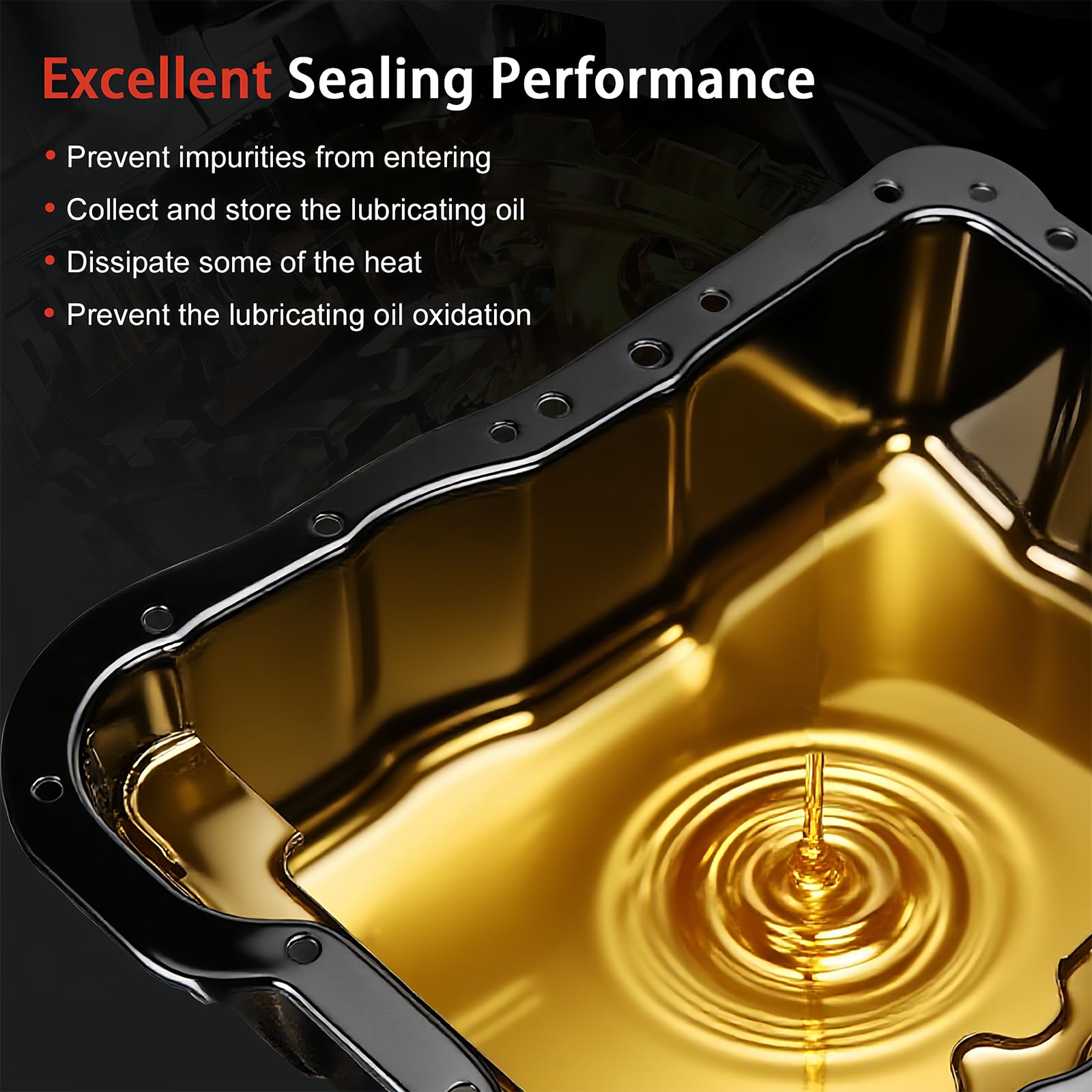 KOONDHEEND underside baffle detail demonstrating oil flow control benefit