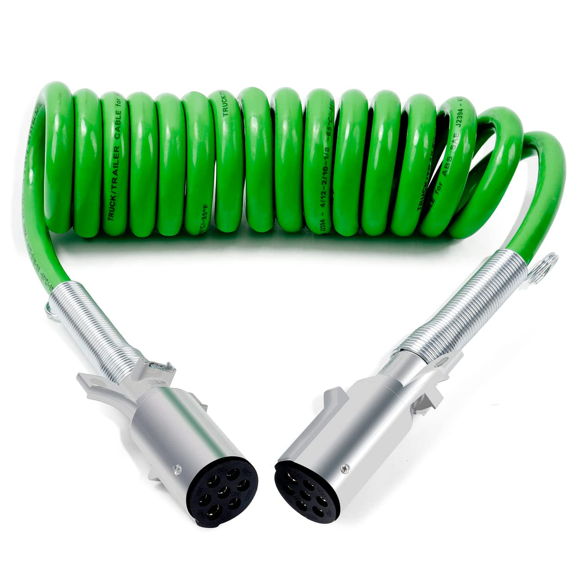 KOOTANS front plug view showing secure 7-way connection benefit
