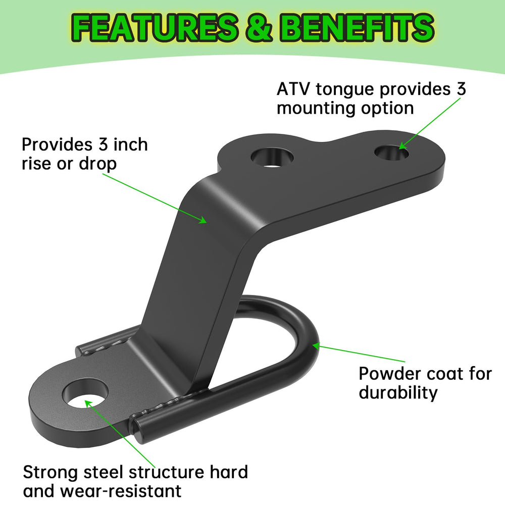 KOPKIO detail of 5/8-inch clevis hole highlighting strong pin attachment