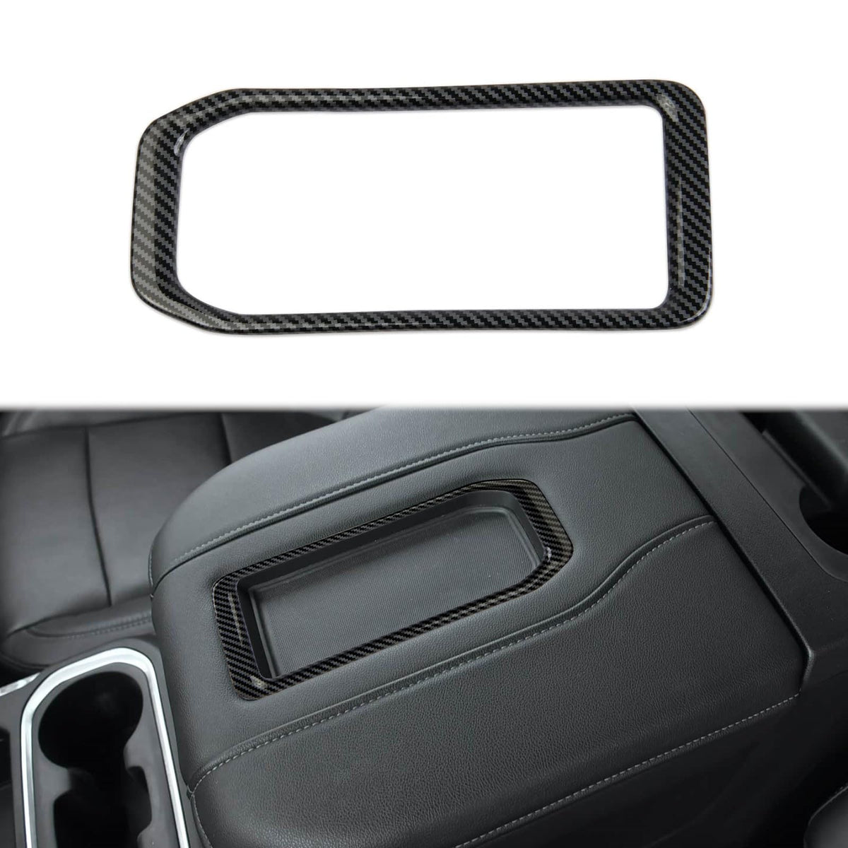Korlot front installed console trim showing clean cabin upgrade benefit