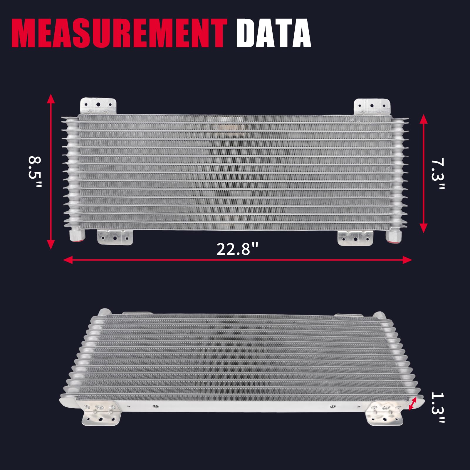 KOROP cooler next to ruler for scale to show dimensions and fitment clarity