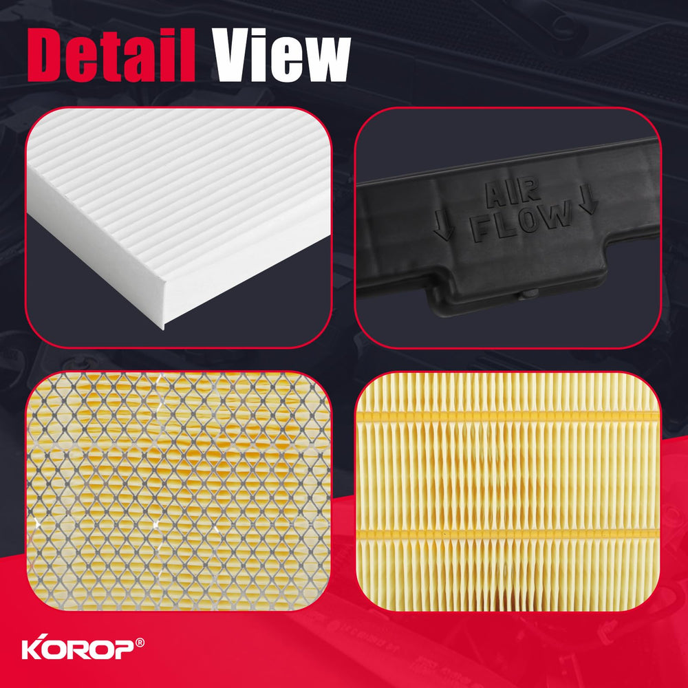 KOROP filters beside a hand to show scale and confirm correct sizing benefit