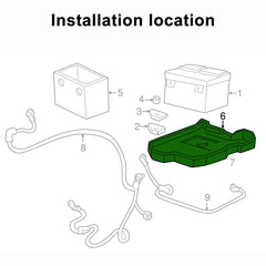 koxuyim top view of mounting holes for accurate factory fit