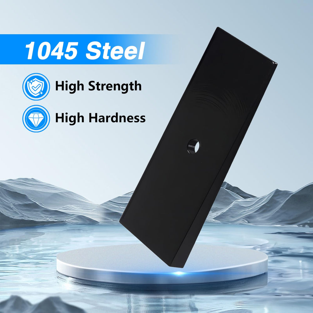 KPALAG close-up of 1045 steel texture highlighting strength and reliable wear resistance