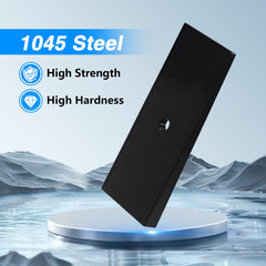 KPALAG close-up of 1045 steel texture highlighting strength and reliable wear resistance