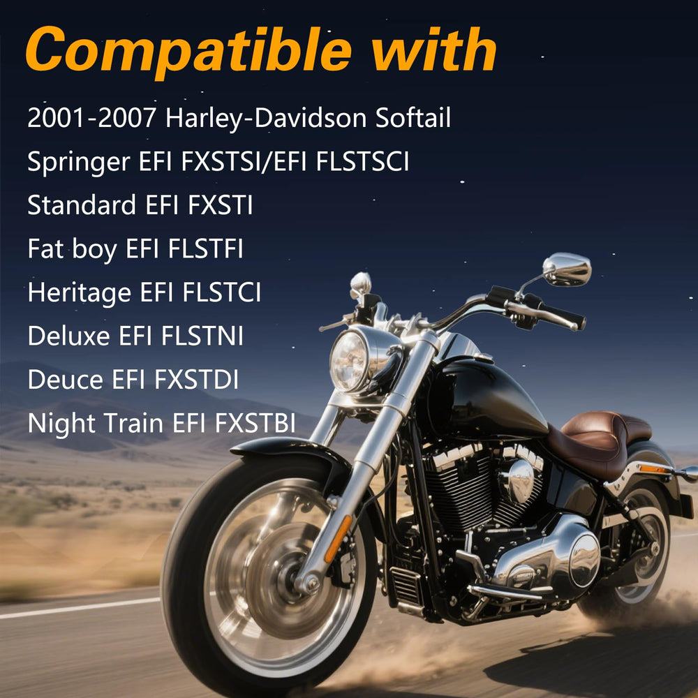 KPALAG installed on a Harley-Davidson Softail fuel line demonstrating fitment