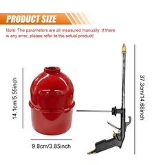 KPFILEH 1‑liter metal jug close-up highlighting sturdy liquid reservoir