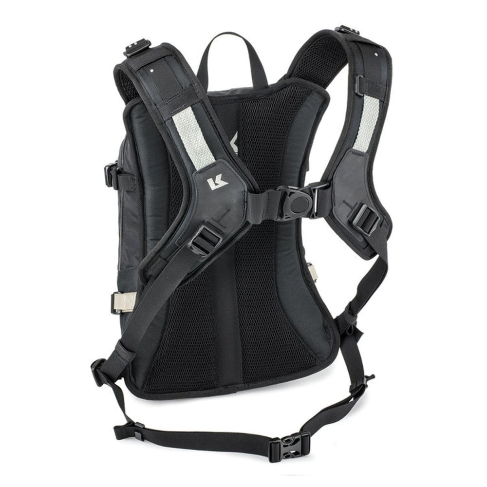 Kriega harness detail with Quadloc-Lite shown for improved load transfer