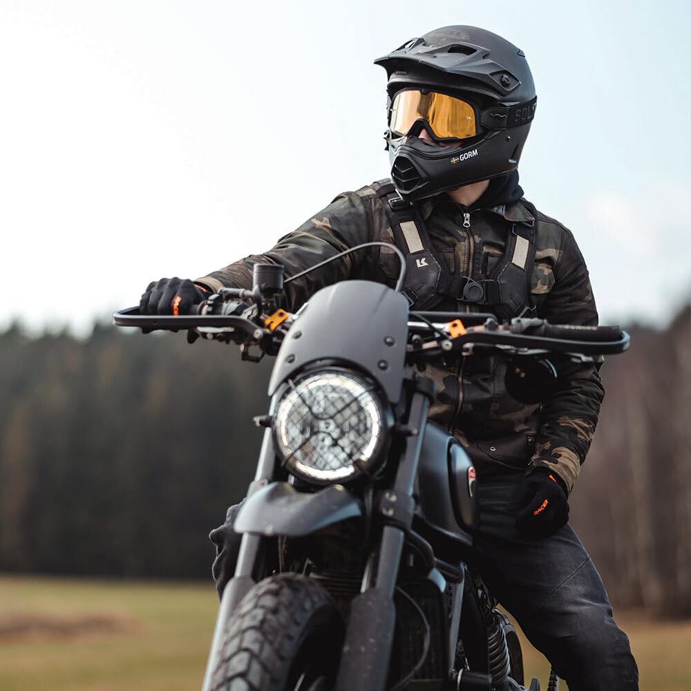 Kriega reflective rear print improving visibility in low light