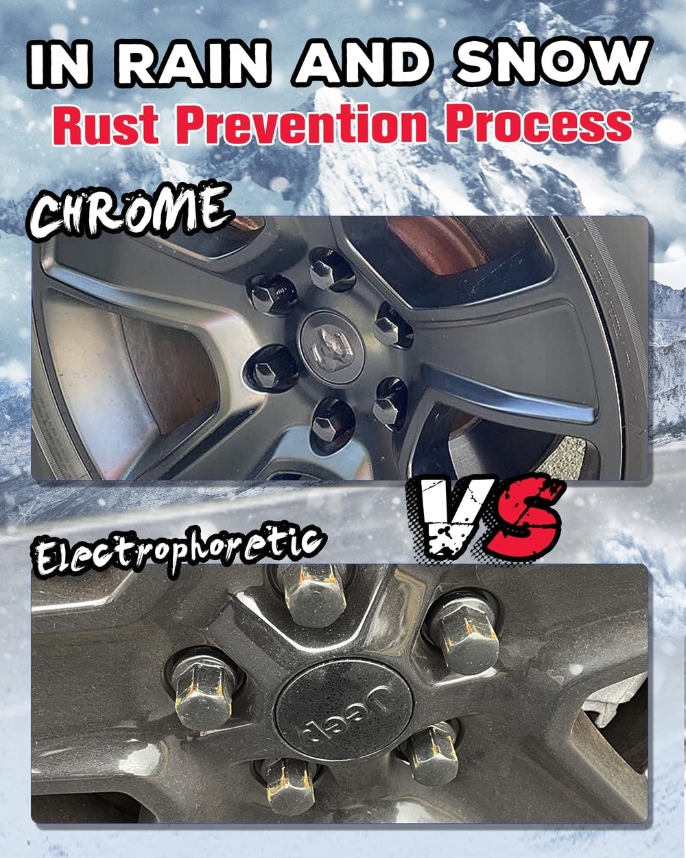 KSP PERFORMANCE textured black chrome finish highlighting corrosion-resistant styling
