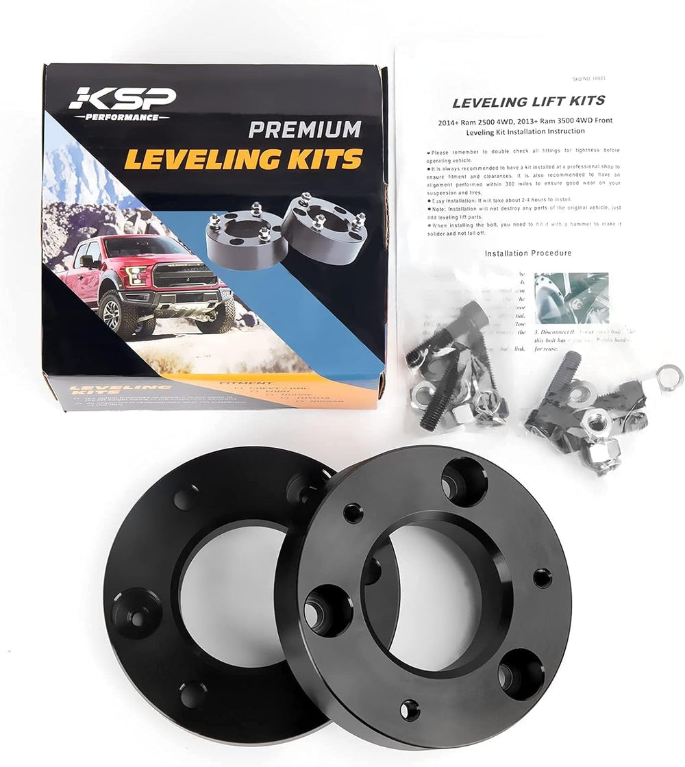 KSP PERFORMANCE black oxidized finish on spacer resisting corrosion and wear