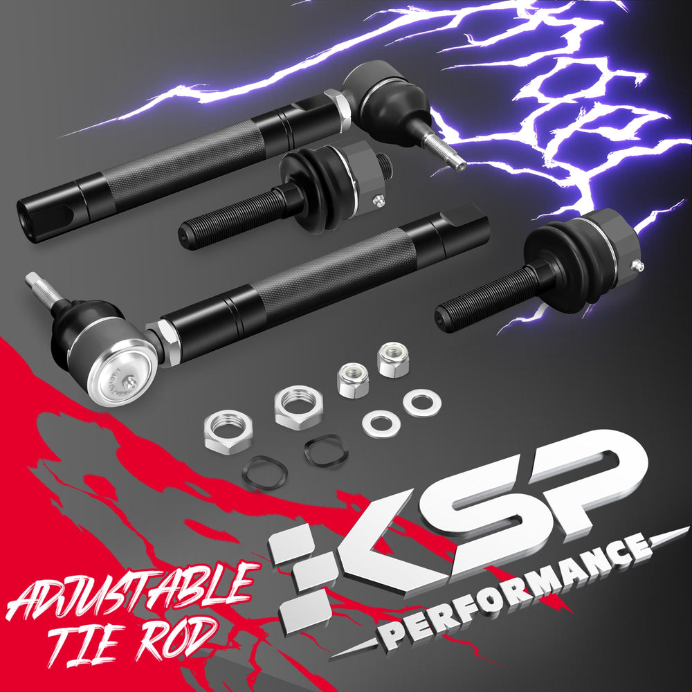 KSP PERFORMANCE comparison with stock part showing larger aftermarket strength benefit