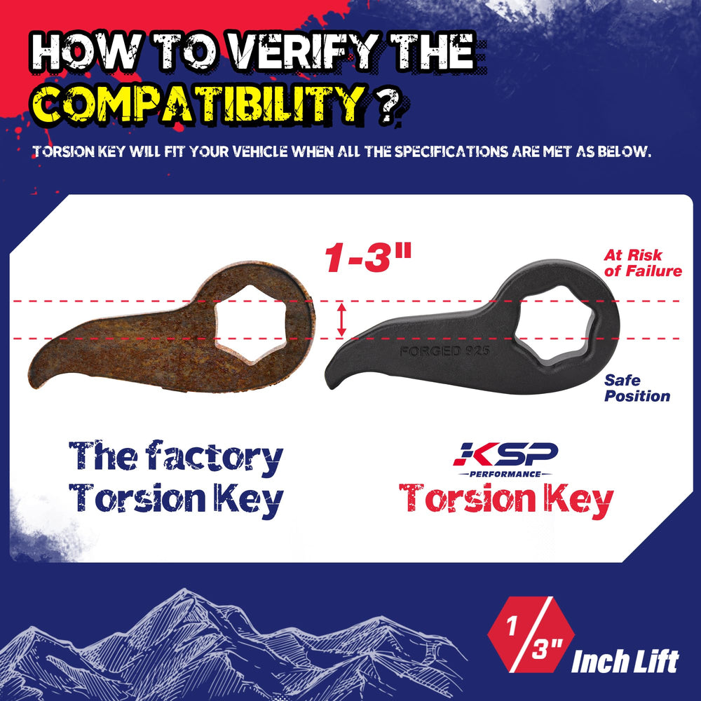 KSP PERFORMANCE fitment label closeup showing model-specific accuracy benefit