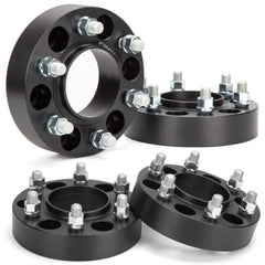 KSP PERFORMANCE front view of 1.5 inch spacers showing complete set and finish benefits stance