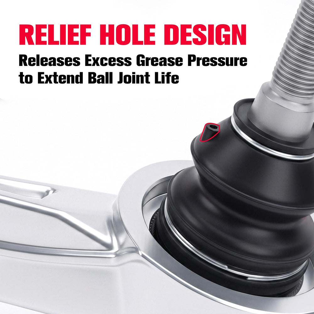 KSP PERFORMANCE greasable ball joint detail showing easy maintenance benefit