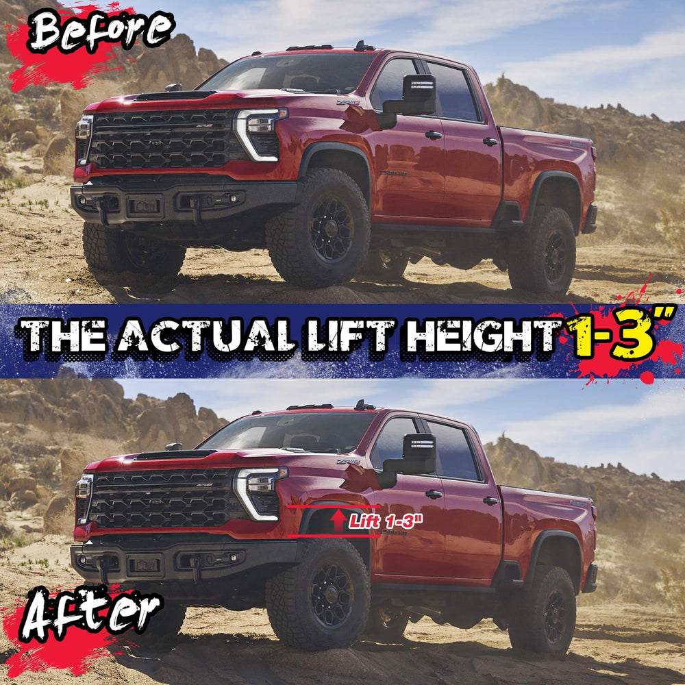 KSP PERFORMANCE lifestyle truck on road showing balanced ride and style benefit