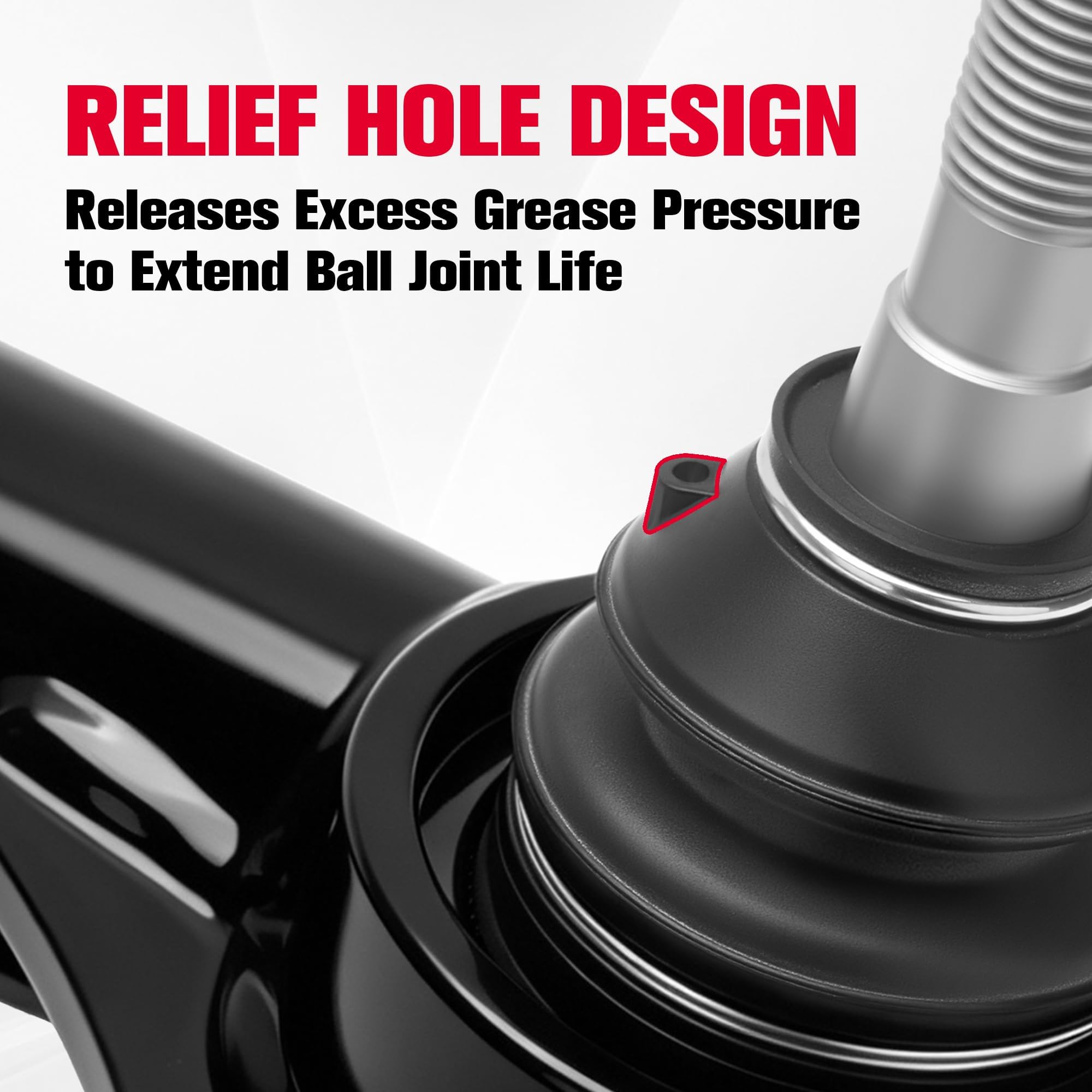 KSP PERFORMANCE powder-coated finish resisting rust for longer component life and protection