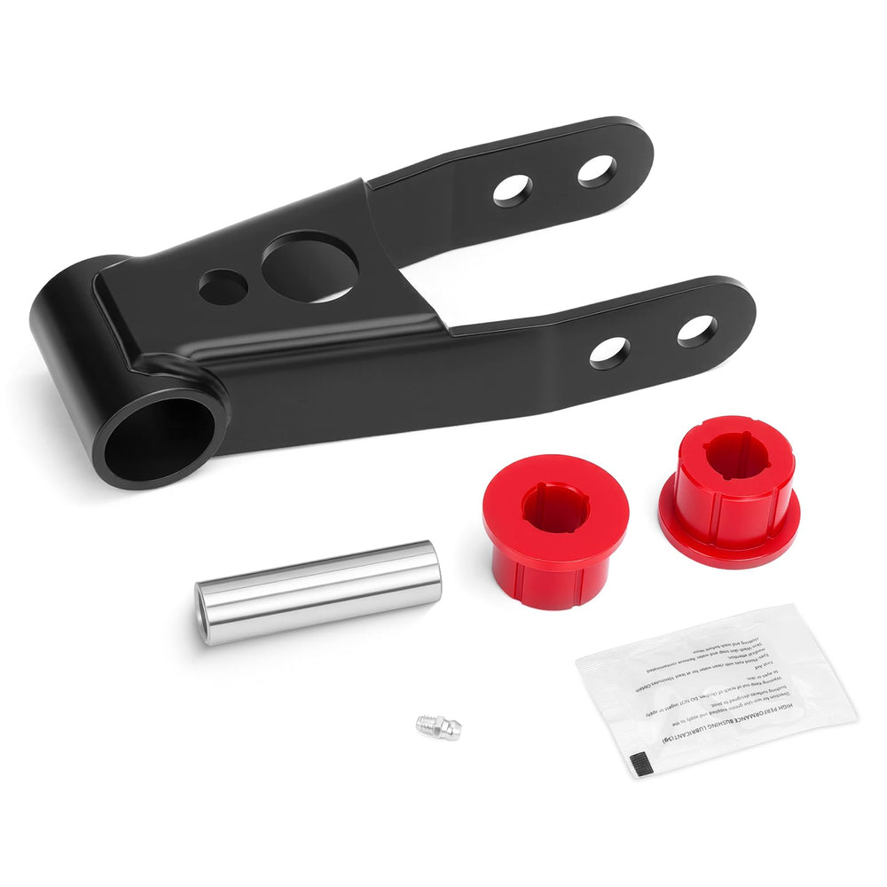 KSP PERFORMANCE shackle next to ruler for scale to confirm dimensions and fit compatibility