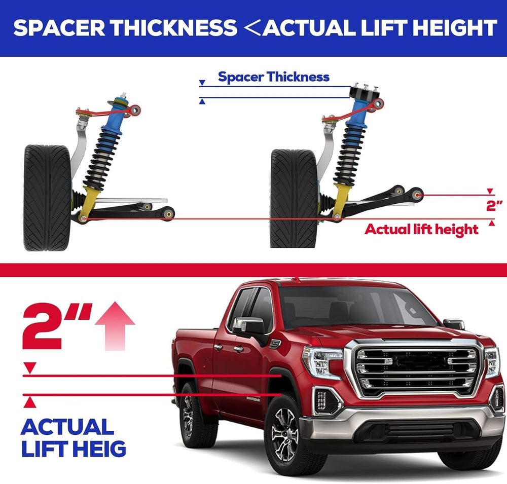 KSP PERFORMANCE side profile of truck with larger tires showing aggressive look